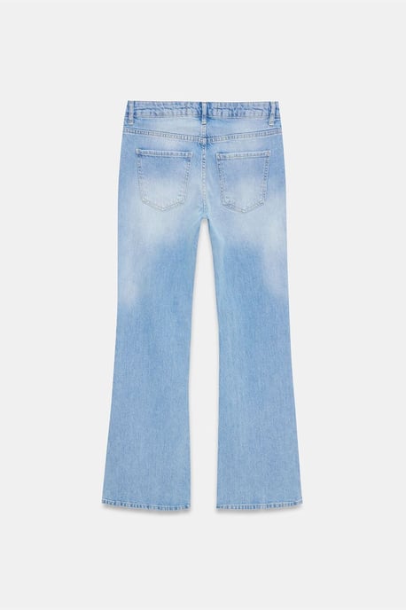 Low-Waist Bootcut-Jeans aus Denim - Image 6