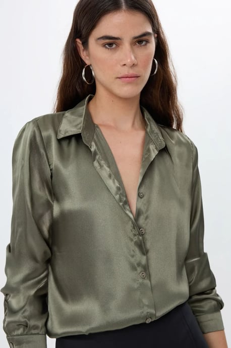 Satin Klassisches Hemd - Image 3