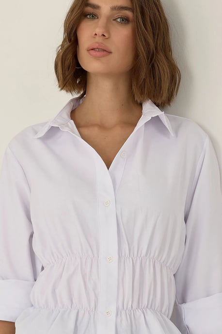 Valletta Weißes Button-Up-Shirt - Image 6