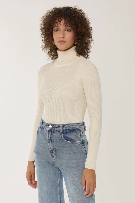Slim Fit Rollkragenpullover - Image 4