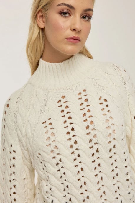 Regular Fit Lochstrickpullover - Image 4