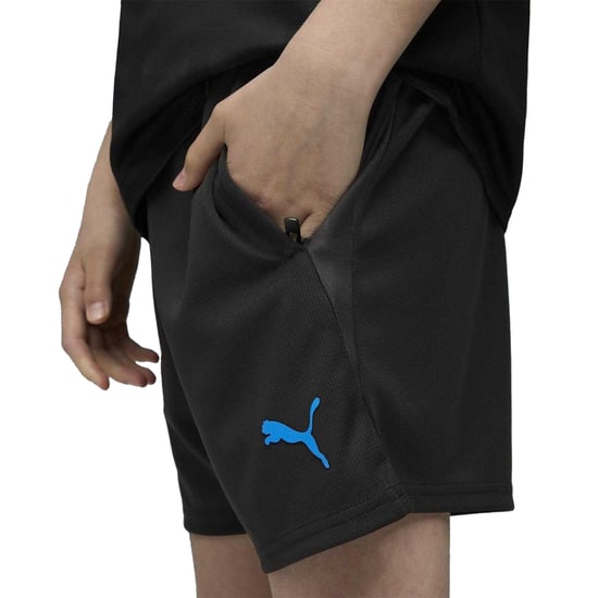 Puma - "Cup" Shorts für Kinder (Schwarz/Blau) - Image 4