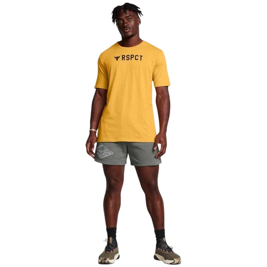 Under Armour - "Project Rock" Sweat-Shorts für Herren (Grün) - Image 1