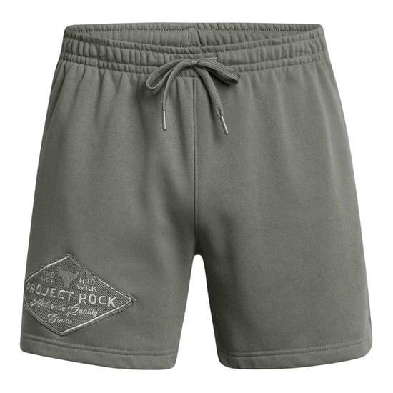 Under Armour - "Project Rock" Sweat-Shorts für Herren (Grün) - Image 2