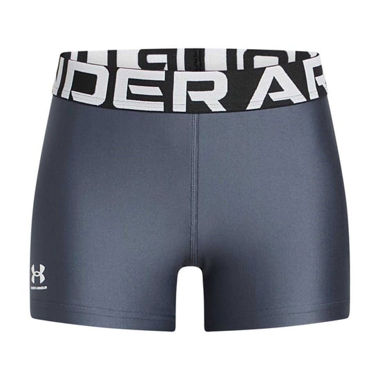 Under Armour - Kompressions-Shorts für Mädchen , Laufen (Grau/Weiß) - Image 1