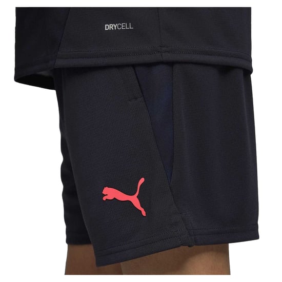 Puma - "Cup" Shorts für Kinder (Marine/Orange) - Image 4