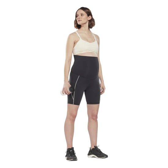 Reebok - "Lux" Radlerhose für Damen , Umstandskleidung (Schwarz) - Image 1