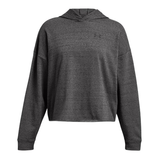Under Armour - "Rival" Kapuzenpullover für Damen, Frottee, Übergroß (Holzkohle) - Image 1