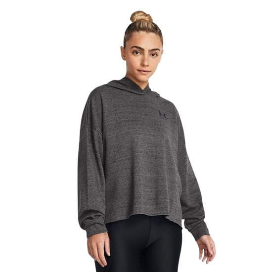 Under Armour - "Rival" Kapuzenpullover für Damen, Frottee, Übergroß (Holzkohle) - Image 3