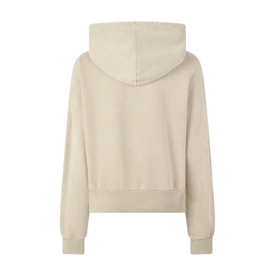 Lacoste - Kapuzenpullover für Damen, Übergroß (Beige) - Image 2