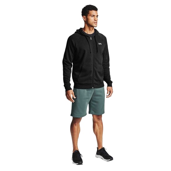 Under Armour - "Rival" Hoodie mit durchgehendem Reißverschluss für Herren, Fleece (Schwarz) - Image 4