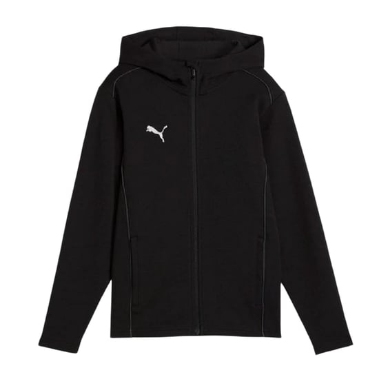 Puma - "TeamFINAL Casuals" Kapuzenjacke für Kinder (Schwarz) - Image 1