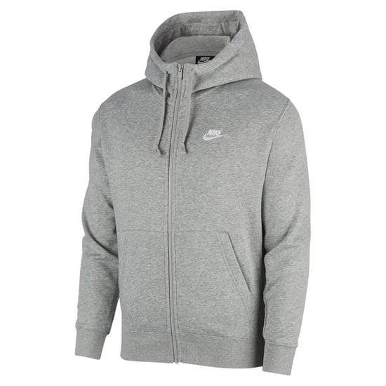 Nike - "Sportswear Club" Hoodie mit durchgehendem Reißverschluss für Herren (Grau) - Image 2