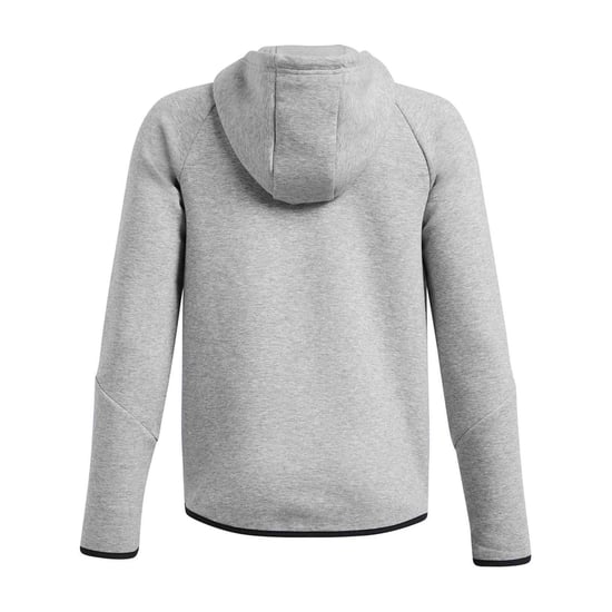 Under Armour - "Unstoppable" Hoodie mit durchgehendem Reißverschluss für Kinder, Raglanärmel (Grau) - Image 2