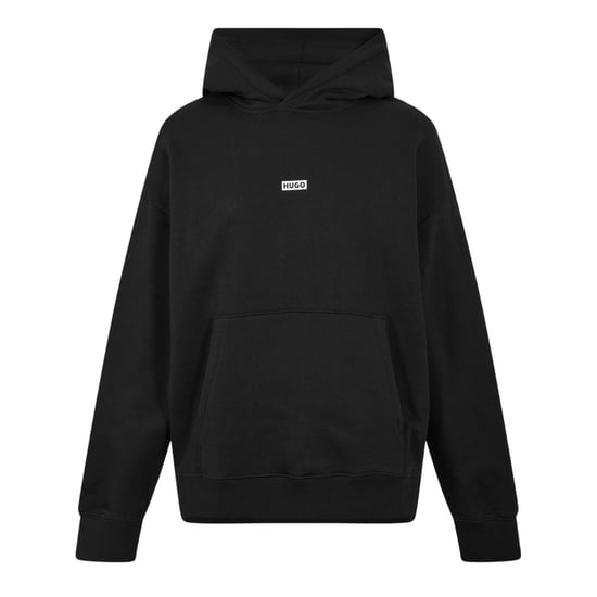 Hugo - Kapuzenpullover für Herren, Über den Kopf, Baumwolle, leger (Schwarz) - Image 1