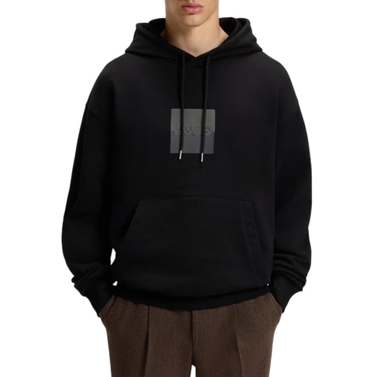 Hugo - Kapuzenpullover für Herren, Regulär, Drop-Ärmel (Schwarz) - Image 2