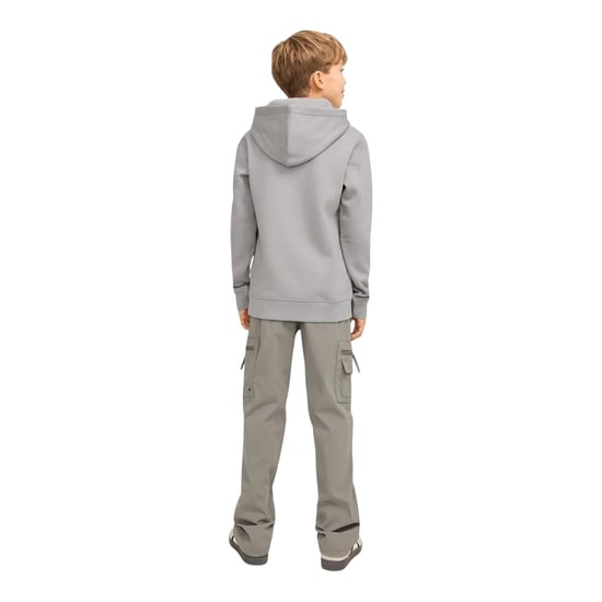 Jack And Jones - Kapuzenpullover für Kinder, Sternemuster (Äußerst Grau) - Image 2