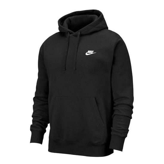 Nike - "Club" Hoodie zum Überziehen für Herren, Fleece (Schwarz/Weiß) - Image 1