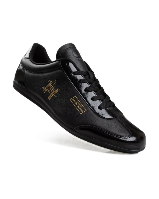 Cruyff Recoupa Leder Herren Schwarze Sneakers - Image 2