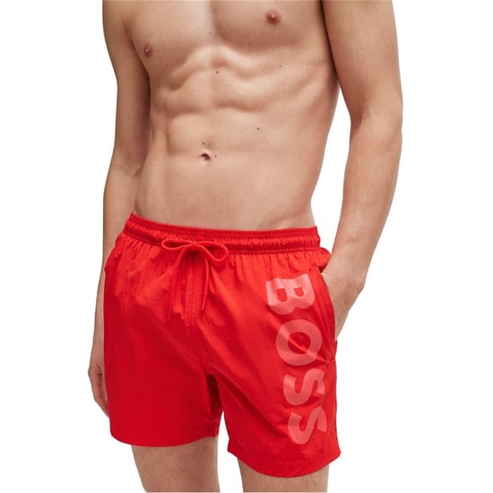 Boss - "Octopus" Badeshorts für Herren (Leuchtend Rot) - Image 4