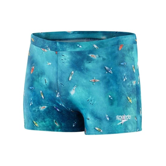 Speedo - "Escape" Badeshorts für Herren (Blau bedruckt) - Image 1