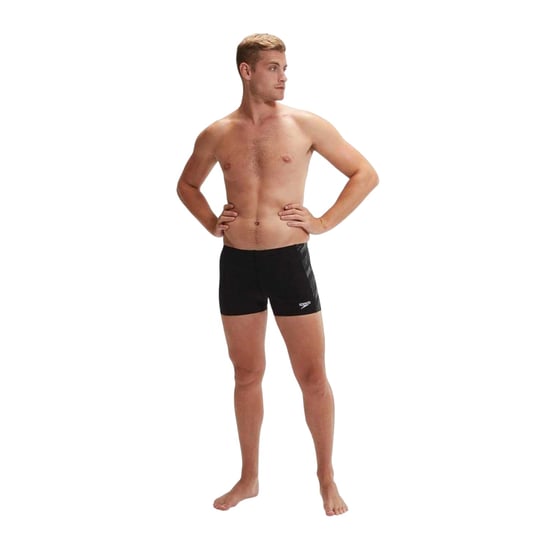 Speedo - "Hyperboom Aquashort" Badeshorts für Herren (Schwarz/Weiß) - Image 4