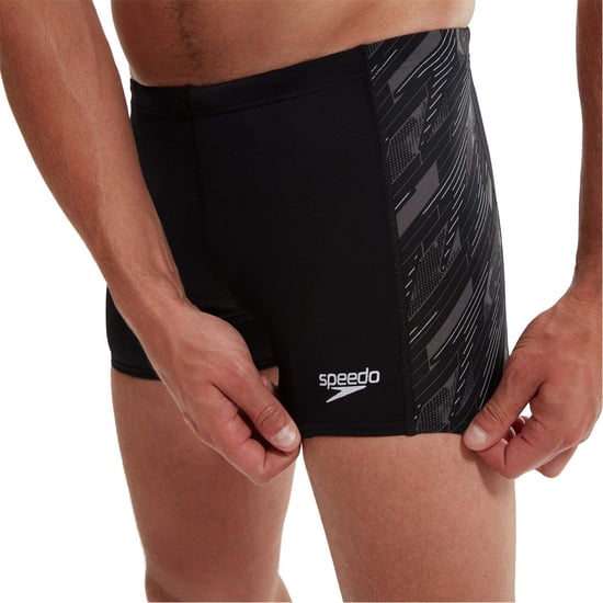 Speedo - "Hyperboom Aquashort" Badeshorts für Herren (Schwarz/Weiß) - Image 5