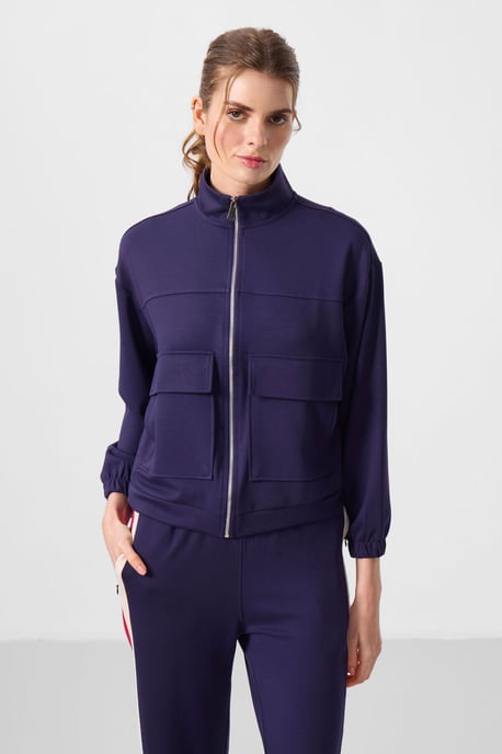 Übergrößen Geschneiderter Zip-Knit-Oberteil - Image 1