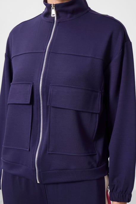 Übergrößen Geschneiderter Zip-Knit-Oberteil - Image 3