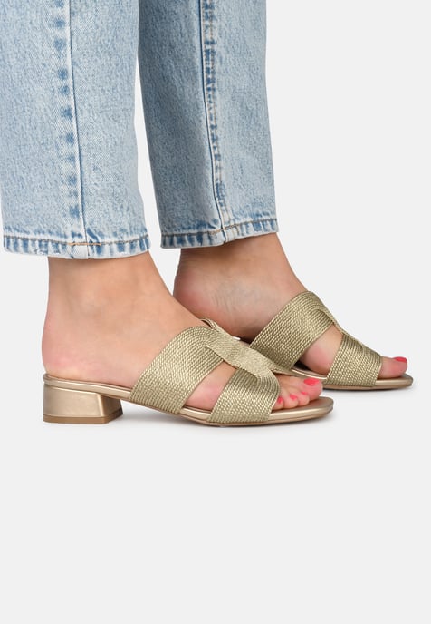 Slipper "CLARA" in Gold - Image 6
