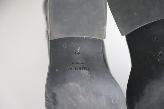 Balenciaga Midnight Chelsea Boots aus schwarzem Leder - Image 3