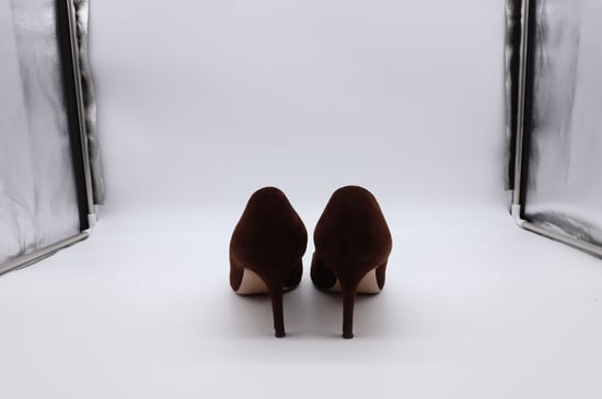 Gianvito Rossi 70 Pumps aus braunem Wildleder - Image 5