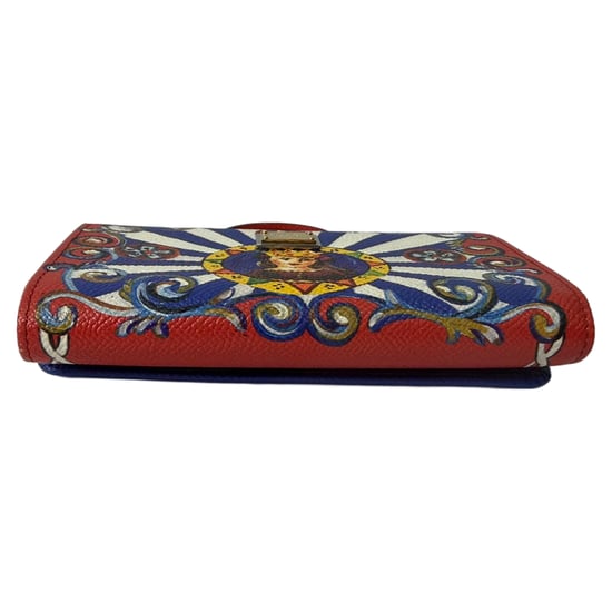 Dolce & Gabbana Sicily Von Tasche mit Print aus mehrfarbigem Leder - Image 3