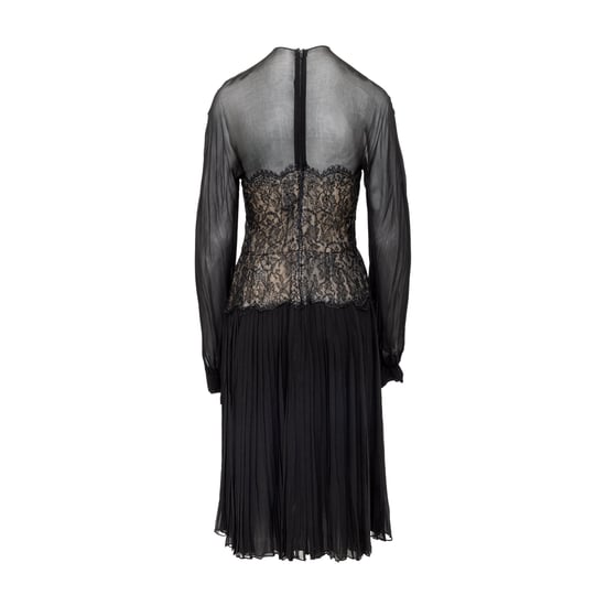 Nina Ricci Haute Boutique Chiffonkleid - 70er Jahre - Image 2