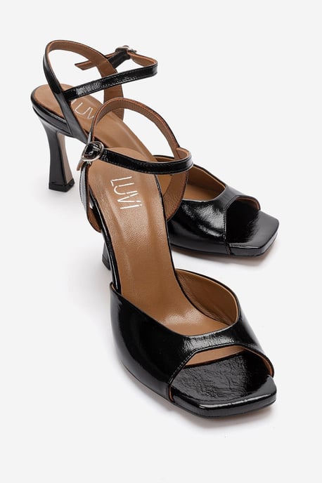 Elvia Leder Stiletto Knöchelriemen Sandale (Damen) - Image 1