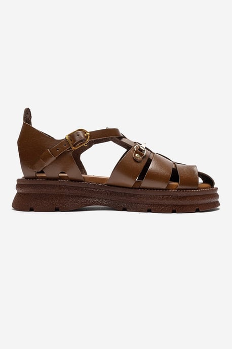 Riela Leder Schnallen Sandale (Damen) - Image 4