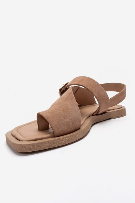 Curry Leder-Slingback-Sandale (Damen) - Image 6