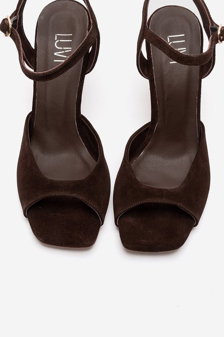 Elvia Leder Stiletto Knöchelriemen Sandale (Damen) - Image 2
