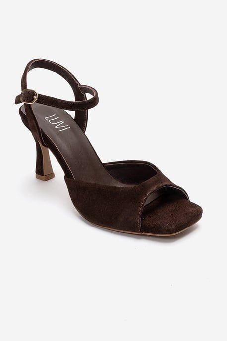 Elvia Leder Stiletto Knöchelriemen Sandale (Damen) - Image 3