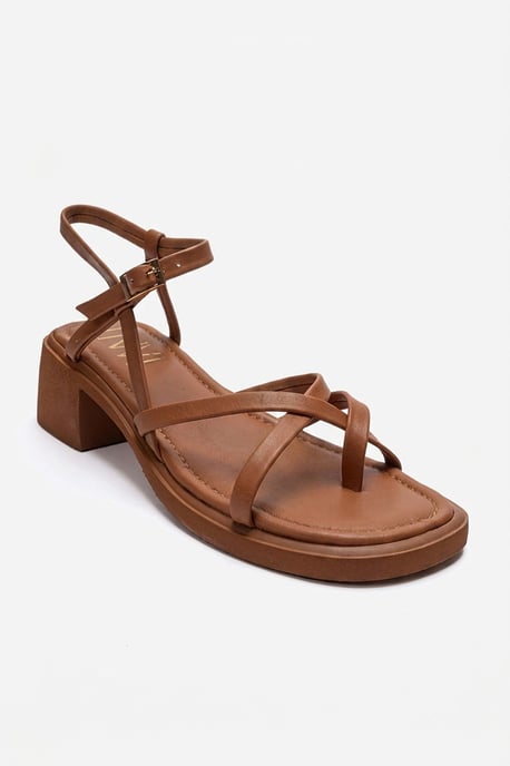 Cirelle Leder Blockabsatz Sandale (Damen) - Image 3