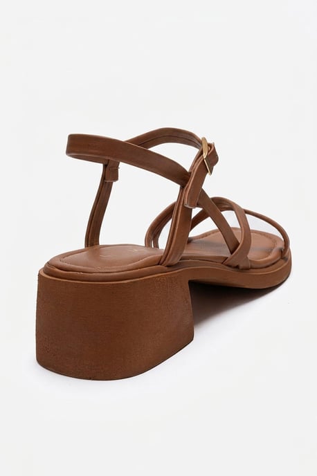 Cirelle Leder Blockabsatz Sandale (Damen) - Image 5