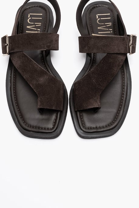 Curry Leder-Slingback-Sandale (Damen) - Image 2