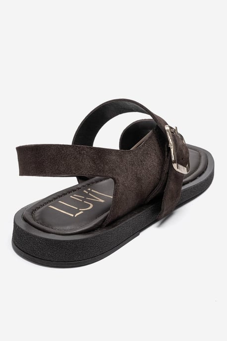 Curry Leder-Slingback-Sandale (Damen) - Image 5