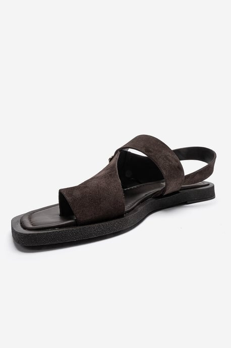 Curry Leder-Slingback-Sandale (Damen) - Image 6
