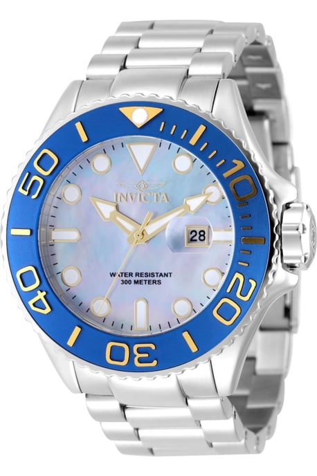 Invicta Grand Diver 49157 Herrenuhr - Quarzwerk - Edelstahl mit Perlmuttzifferblatt - 52 mm - Image 1