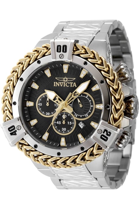 Invicta Bolt 48158 Herren Uhr - Quartz Bewegung - Edelstahl mit Schwarzem Zifferblatt - 54 mm - Image 1