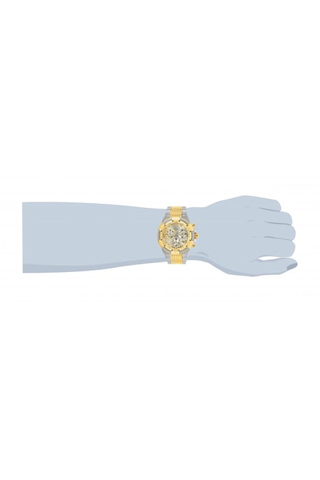 Invicta Bolt 25864 Herrenuhr - Quarzwerk - Edelstahl mit goldenem Zifferblatt - 51 mm - Image 3