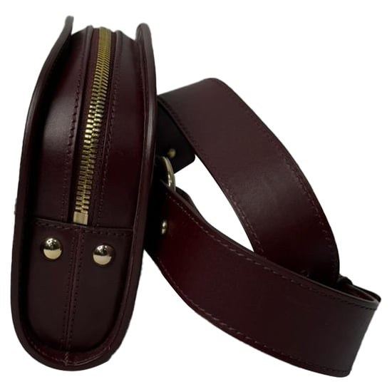 A.P.C. Half Moon Gürteltasche aus rotem Leder - Image 2