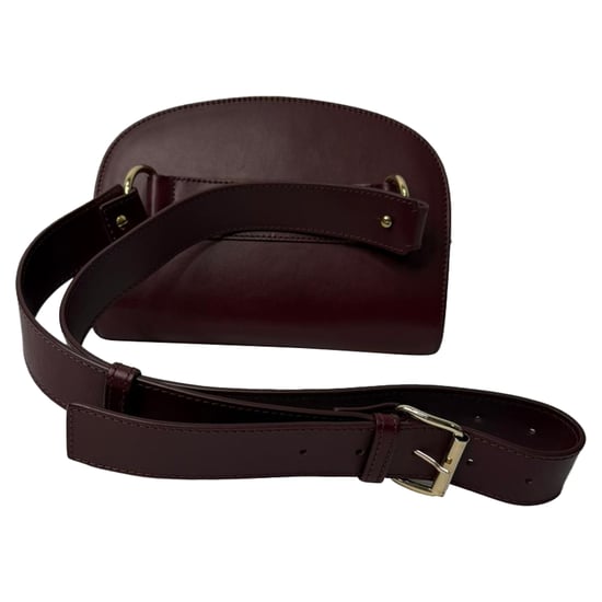 A.P.C. Half Moon Gürteltasche aus rotem Leder - Image 3