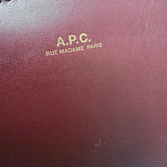 A.P.C. Half Moon Gürteltasche aus rotem Leder - Image 4